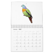 Calendrier Illustration animalière (Jan 2027)