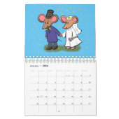 Calendrier Illustration animalière (Jan 2026)