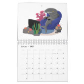 Calendrier Illustration animalière (Jan 2027)