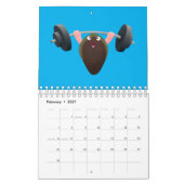 Calendrier Illustration animalière (Feb 2027)