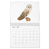 Calendrier Illustration animalière (Mar 2027)