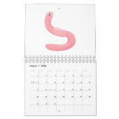 Calendrier Illustration animalière (Mar 2026)