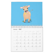 Calendrier Illustration animalière (Jan 2027)