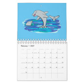 Calendrier Illustration animalière (Feb 2027)