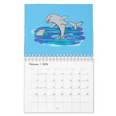 Calendrier Illustration animalière (Feb 2026)