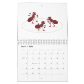 Calendrier Illustration animalière (Mar 2026)