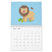 Calendrier Illustration animalière (Mar 2027)