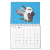 Calendrier Illustration animalière (Jan 2026)