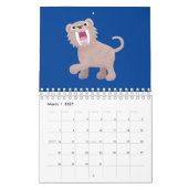 Calendrier Illustration animalière (Mar 2027)