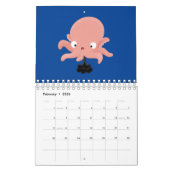 Calendrier Illustration animalière (Feb 2026)