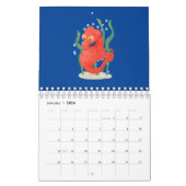 Calendrier Illustration animalière (Jan 2026)