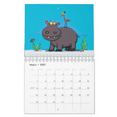 Calendrier Illustration animalière (Mar 2027)