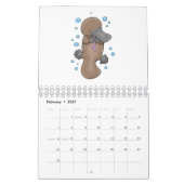 Calendrier Illustration animalière (Feb 2027)