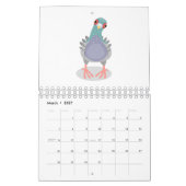 Calendrier Illustration animalière (Mar 2027)