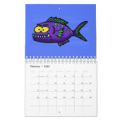 Calendrier Illustration animalière (Feb 2026)