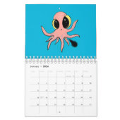 Calendrier Illustration animalière (Jan 2026)
