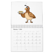 Calendrier Illustration animalière (Feb 2026)