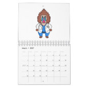 Calendrier Illustration animalière (Mar 2027)