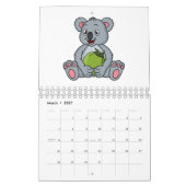 Calendrier Illustration animalière (Mar 2027)