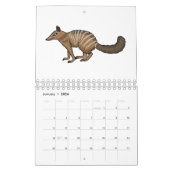 Calendrier Illustration animalière (Jan 2026)