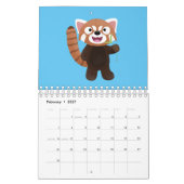 Calendrier Illustration animalière (Feb 2027)