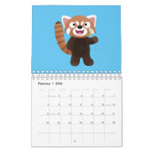 Calendrier Illustration animalière (Feb 2026)