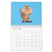Calendrier Illustration animalière (Jan 2026)