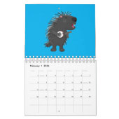 Calendrier Illustration animalière (Feb 2026)