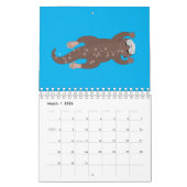 Calendrier Illustration animalière (Mar 2026)