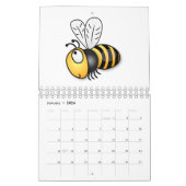 Calendrier Illustration animalière (Jan 2026)