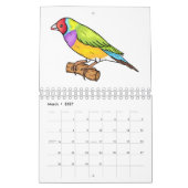 Calendrier Illustration animalière (Mar 2027)