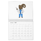 Calendrier Illustration animalière (Jan 2027)