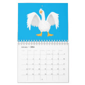 Calendrier Illustration animalière (Jan 2026)