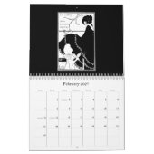 Calendrier Illustration-Aubrey Beardsley de Calendrier-Cru (Feb 2027)