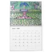 Calendrier Illustration/calendrier Conception-ETATS-UNIS (Mar 2027)