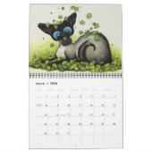 Calendrier Illustration de chat siamois par AmyLyn Bihrle (Mar 2026)