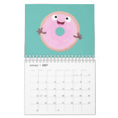 Calendrier Illustration de dessin alimentaire (Jan 2027)