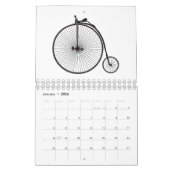 Calendrier Illustration de dessin sur les transports (Jan 2026)