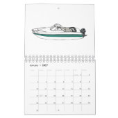 Calendrier Illustration de dessin sur les transports (Jan 2027)