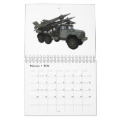 Calendrier Illustration de dessin sur les transports (Feb 2026)