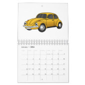 Calendrier Illustration de dessin sur les transports (Jan 2026)