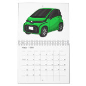 Calendrier Illustration de dessin sur les transports (Mar 2026)