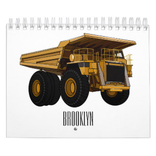 Calendrier Illustration de dessin sur les transports