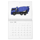 Calendrier Illustration de dessin sur les transports (Jan 2026)