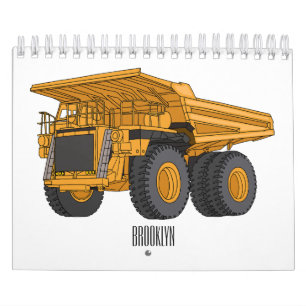 Calendrier Illustration de dessin sur les transports