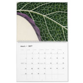 Calendrier Illustration de feuilles Vintages botaniques rares (Mar 2027)