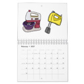 Calendrier Illustration de l'appareil domestique (Feb 2027)