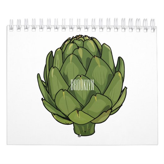 Calendrier Illustration de légumes et de fruits (Protection)