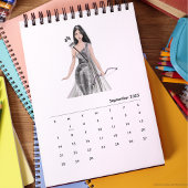 Calendrier Illustration de mode, signes zodiaques, zodiaque