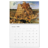 Calendrier Illustration de Pieter Bruegel (Jan 2026)